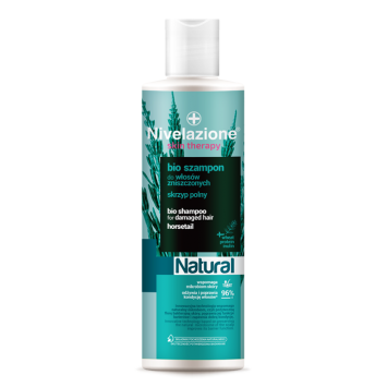 NIVELAZIONE Skin Therapy Natural Bio szampon do włosów zniszczonych, skrzyp polny 300 ml (data ważności 31.07.2023r.)