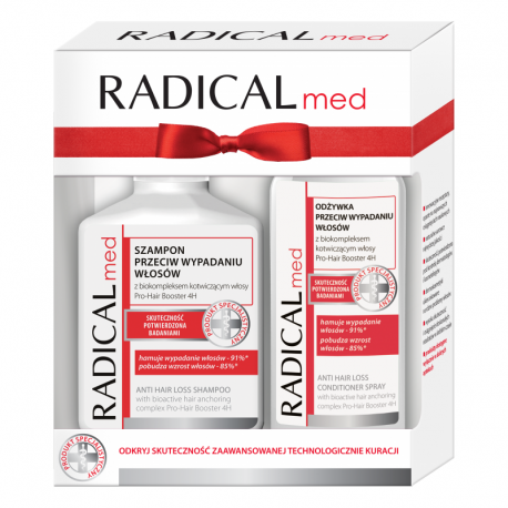 Zestaw Radical med (szampon 300ml, odżywka 200ml)