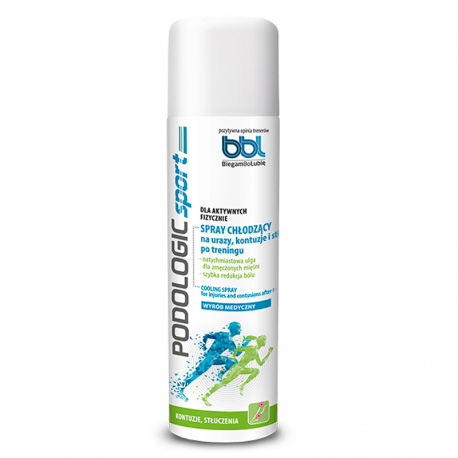 PODOLOGIC SPORT Spray chłodzący na urazy, kontuzje i stłuczenia po treningu 150 ml PODOLOGIC SPORT Spray chłodzący na urazy, kontuzje i stłuczenia po treningu 150 ml