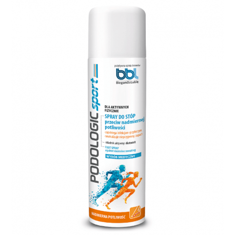 PODOLOGIC SPORT Spray do stóp przeciw nadmiernej potliwości 150 ml PODOLOGIC SPORT Spray do stóp przeciw nadmiernej potliwości 150 ml