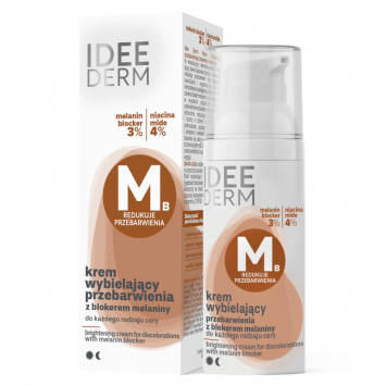 IDEE DERM Krem Wybielający przebarwienia z blokerem melaniny, 50 ml