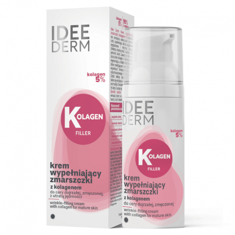 IDEE DERM Krem wypełniający zmarszczki z kolagenem 5% 50 ml