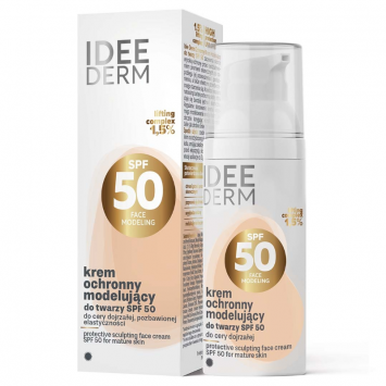 IDEE DERM IDEE DERM Ochronny krem modelujący do twarzy SPF, 50 ml