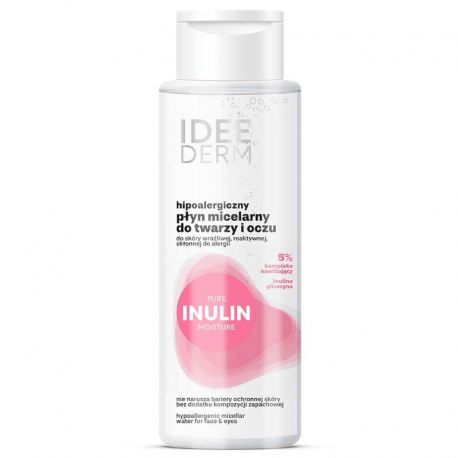 IDEE DERM Hipoalergiczny Płyn micelarny do twarzy i oczu ,400 ml