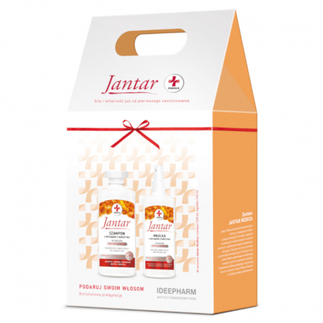 Zestaw Jantar Medica (szampon 330 ml + mgiełka 200ml)